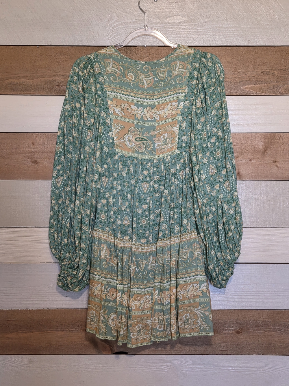 Spell Madame Peacock Mini Dress NWT - Picture 13 of 16